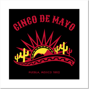 Cinco de Mayo 1862 Puebla Mexico Posters and Art